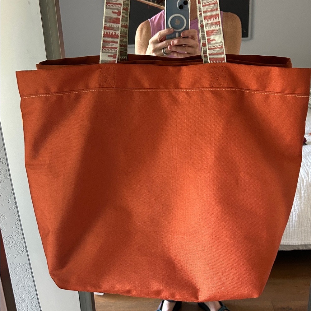 KAVU Orange and Green Tote Bag - Picture 3 of 10